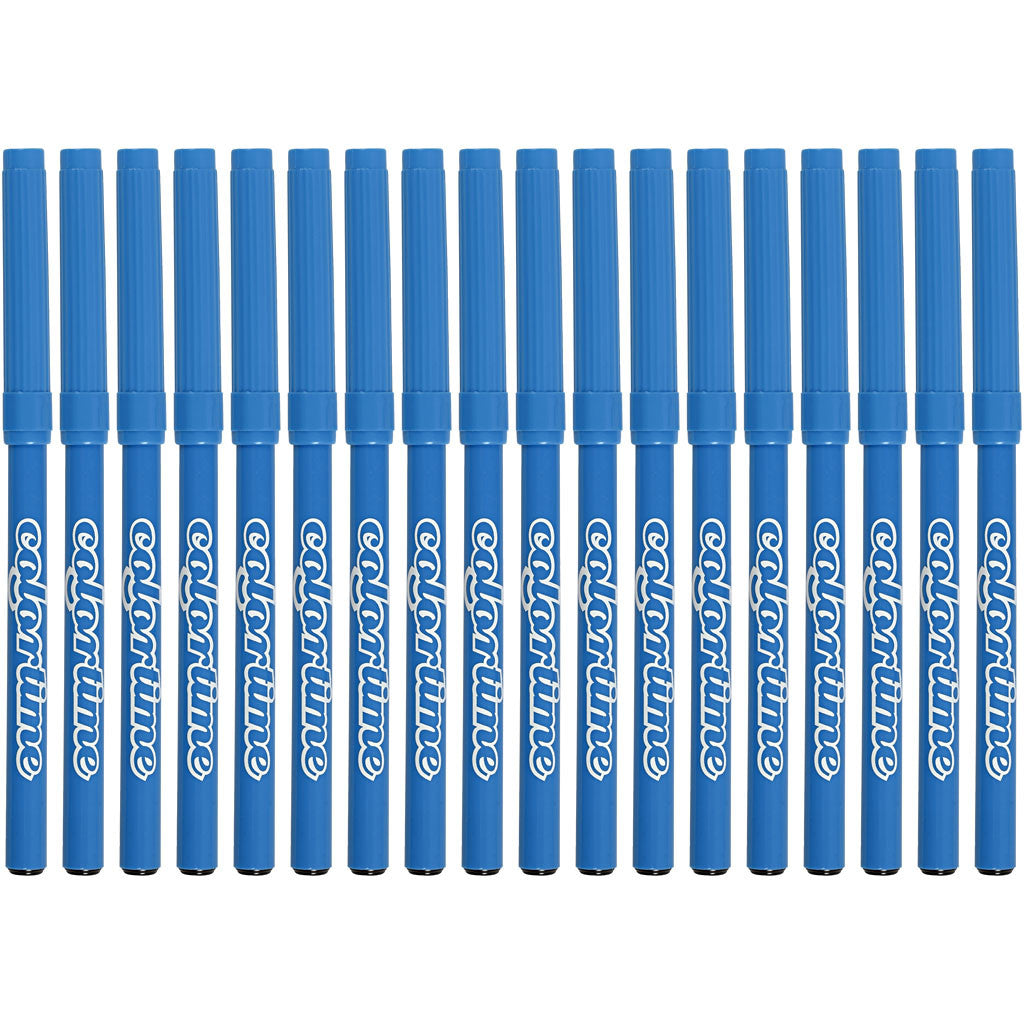 Colortime Markers, line 2 mm, light blue, 18 pc/ 1 pack [HOB-373534]