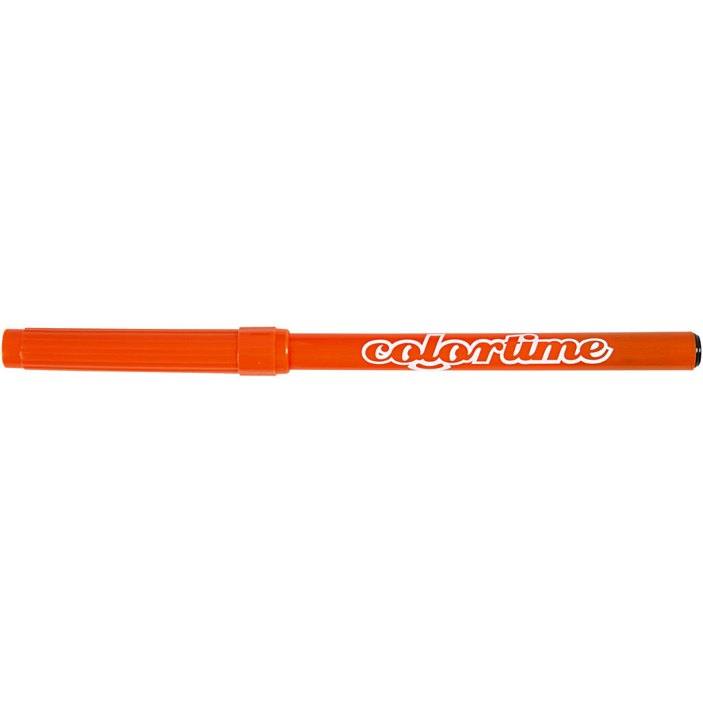 Colortime Markers, line 2 mm, orange, 18 pc/ 1 pack [HOB-373538]