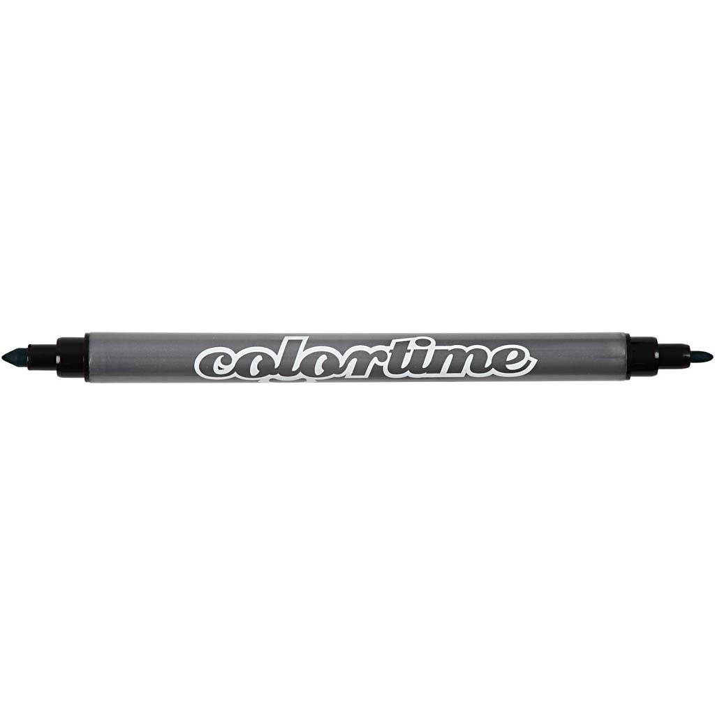 Colortime Double Marker, line 2,3+3,6 mm, standard colours, 6 pc/ 1 pack [HOB-37984]