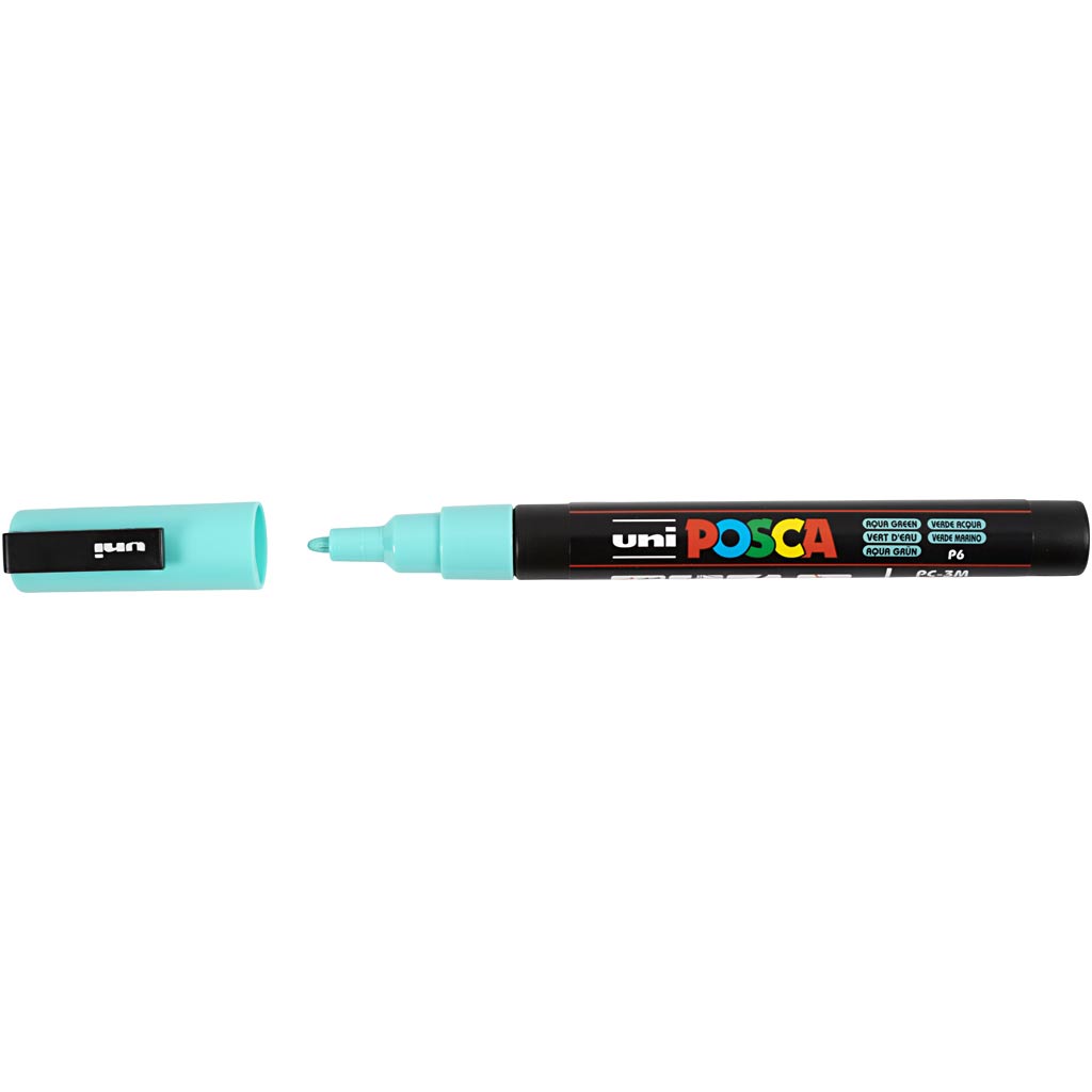 Posca Marker, assorted colours, no. PC-3M, line 0,9 - 1,3 mm, 8 asstd./ 1 pack [HOB-384290]