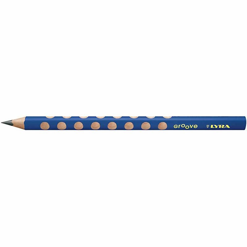 Groove Graphite Pencils, dia. 10 mm, B, lead 4,25 mm, 12 pc/ 1 pack [HOB-38511]