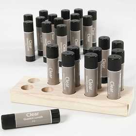 Clear Glue Stick, 21 g, 24 pc/ 1 pack [HOB-39017]