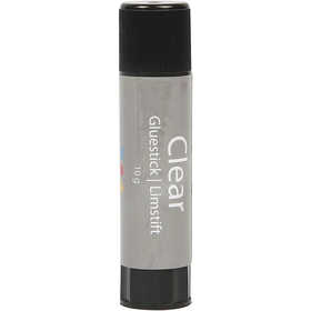 Clear Glue Stick, Round, 10 g, 1 pc [HOB-39041]