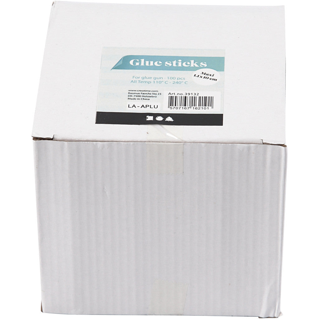 Glue Sticks Maxi, L: 10 cm, dia. 11 mm, 100 pc/ 1 pack [HOB-39132]