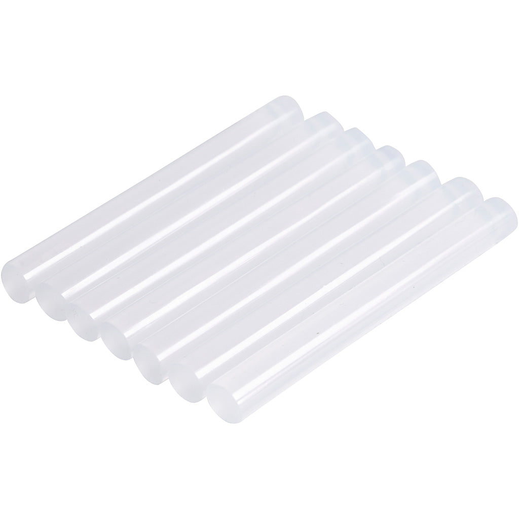 Glue Gun Sticks, L: 10 cm, D: 11 mm, 7 pc/ 1 pack [HOB39138]