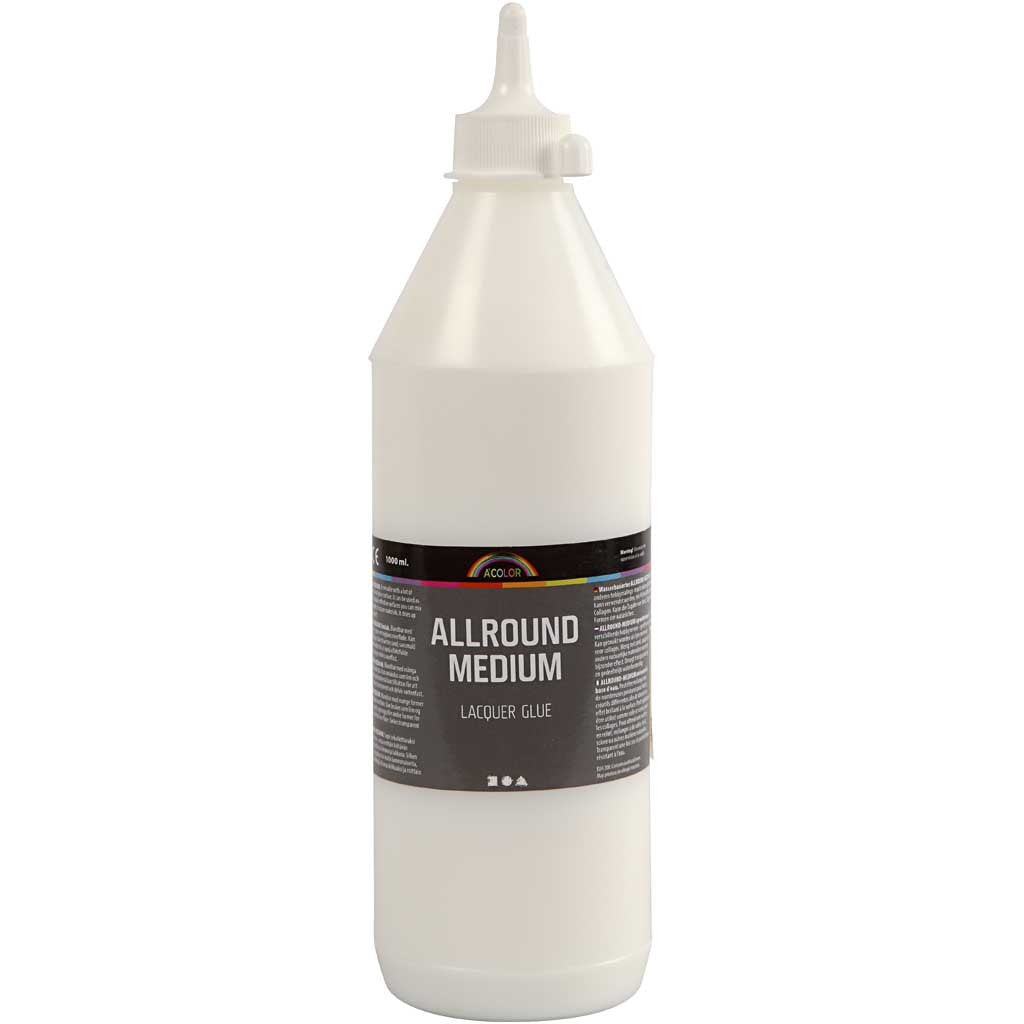 All-round medium adhesive lacquer, 1000 ml/ 1 bottle [HOB-39212]