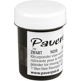 Pavercolor, black, 40 ml/ 1 tub [HOB-39310]