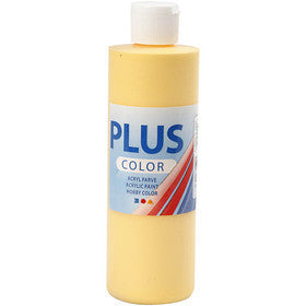 Plus Color Craft Paint, crocus yellow, 250 ml/ 1 bottle [HOB-39434]