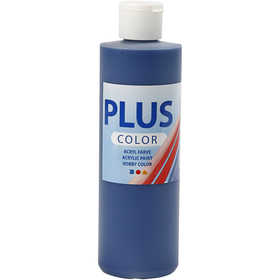 Plus Color Craft Paint, navy blue, 250 ml/ 1 bottle [HOB-39458]