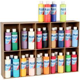 Plus Color Craft Paint, assorted colours, 30x250 ml/ 1 pack [HOB-39497]