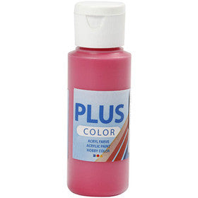 Plus Color Craft Paint, primary red, 60 ml/ 1 bottle [HOB-39673]