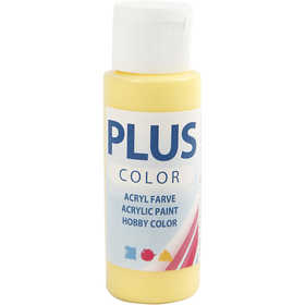 Plus Color Craft Paint, primrose yellow, 60 ml/ 1 bottle [HOB-39678]