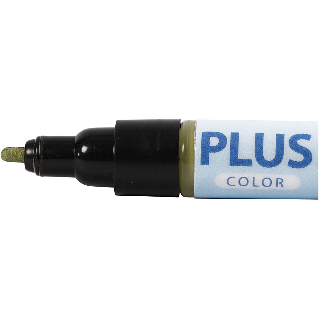 Plus Color Marker, L: 14,5 cm, line 1-2 mm, eucalyptus, 5,5 ml, 1 pc [HOB-39807]