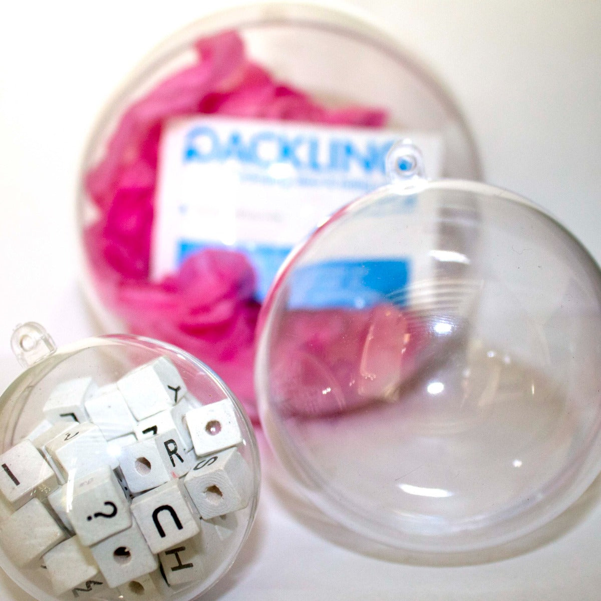 Plastic Ball Transparent 12cm (25 pieces) [PEP-1002120]