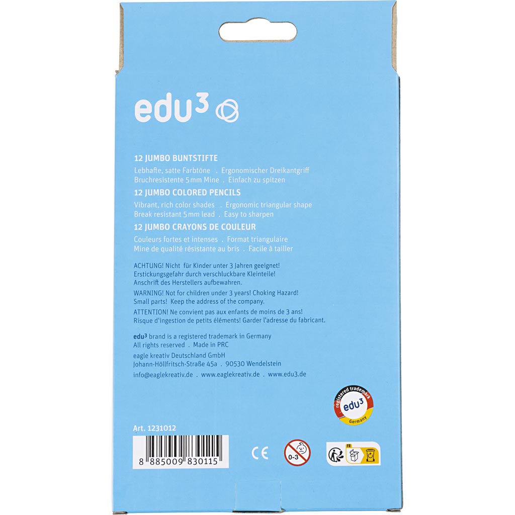 thickness 10 mm, lead 5 mm, assorted colours, 12 pc/ 1 pack [HOB-409814]
