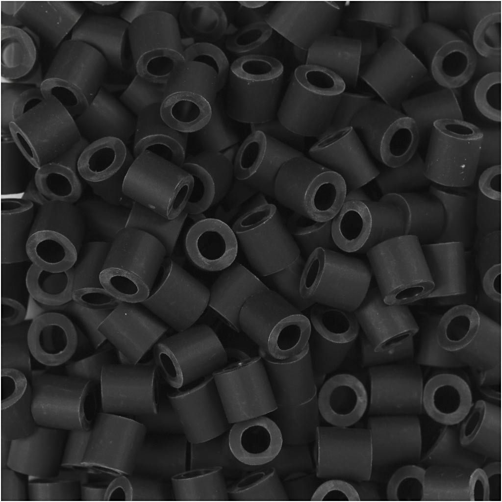 NABBI BioBeads, size 5x5 mm, hole size 2.5 mm, medium, black, 1000 pc/ 1 pack [HOB-9067720]