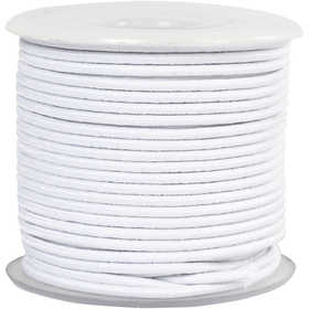 Elastic Cord, thickness 2 mm, white, 25 m/ 1 roll [HOB-410360]