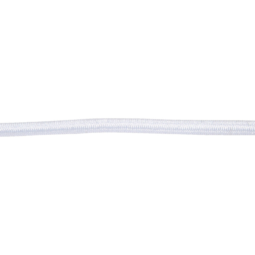 Elastic Cord, thickness 2 mm, white, 250 m/ 1 roll [HOB-41036]