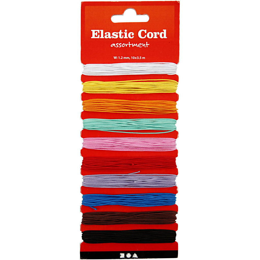 Elastic cord, thickness 1 mm, 10x3.50 m/ 1 pack [HOB-410500]