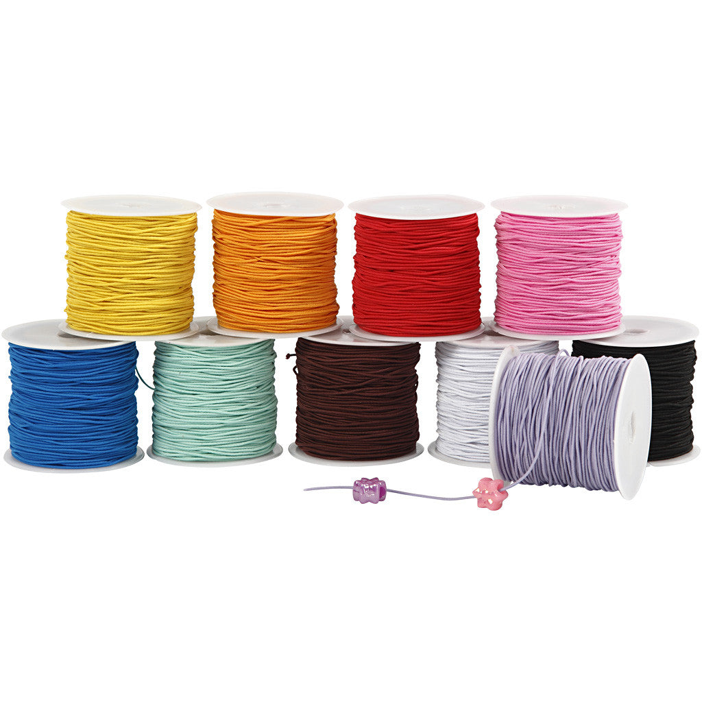 Elastic cord, thickness 1 mm, 10x25 m/ 1 pack [HOB-41050]