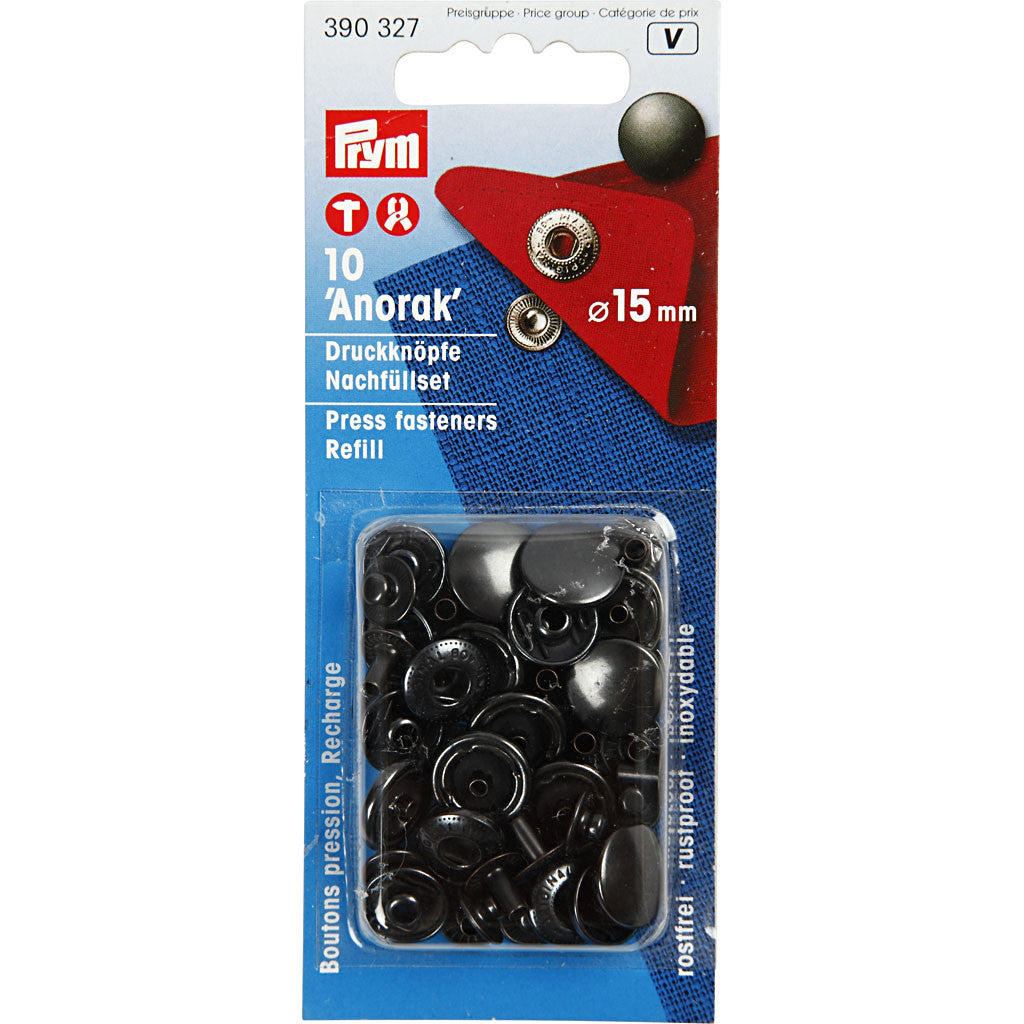 Press Fastener - Refill, dia. 15 mm, 10 pc/ 1 pack [HOB-41165]