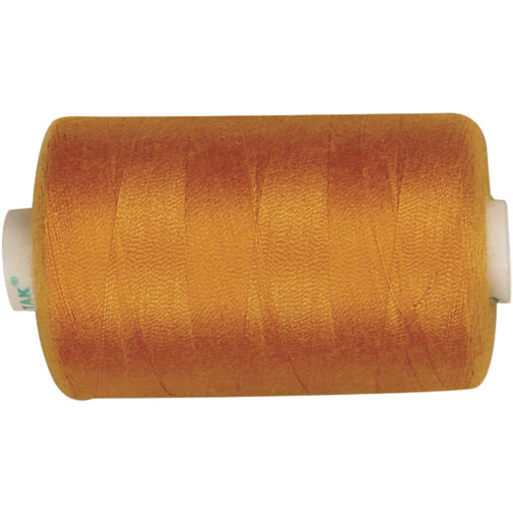 Sewing Thread, golden, 1000 m/ 1 roll [HOB-41199]