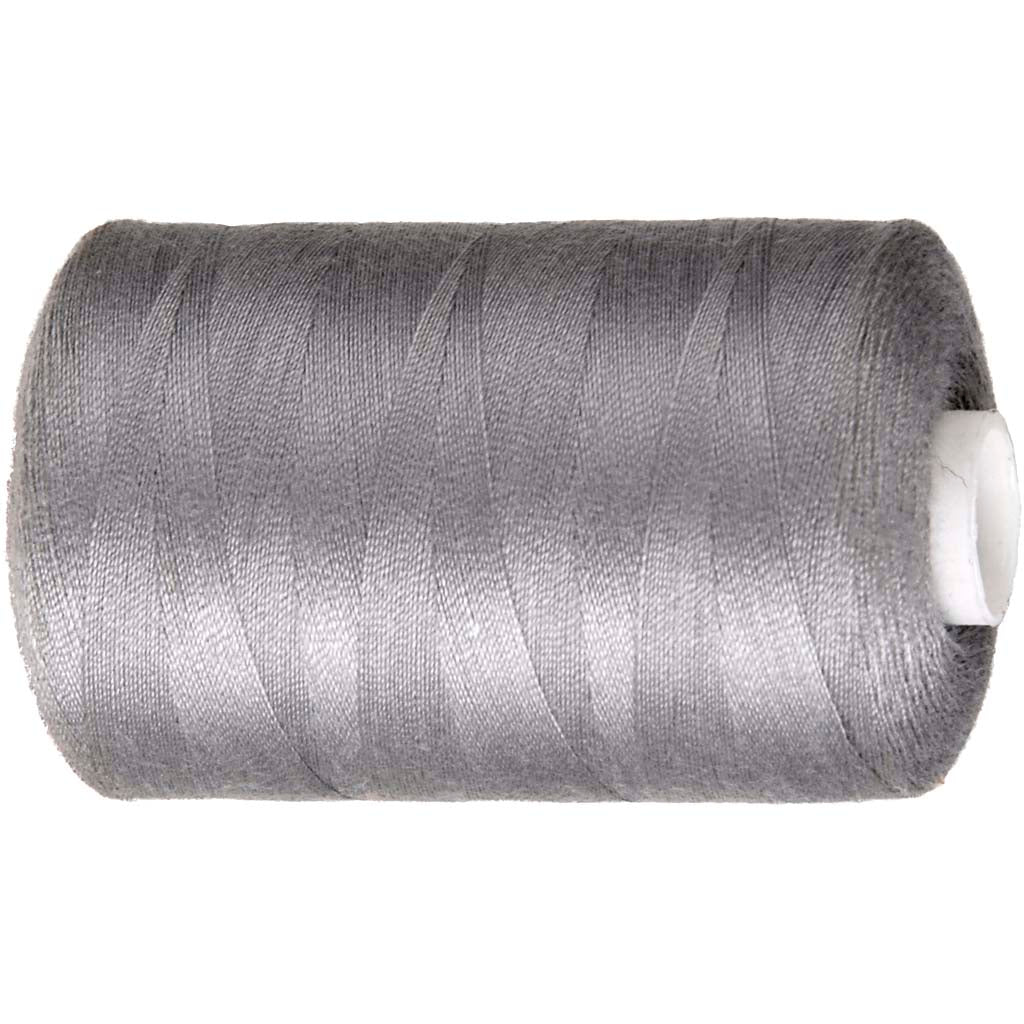 Sewing Thread, grey, 1000 m/ 1 roll [HOB-41213]