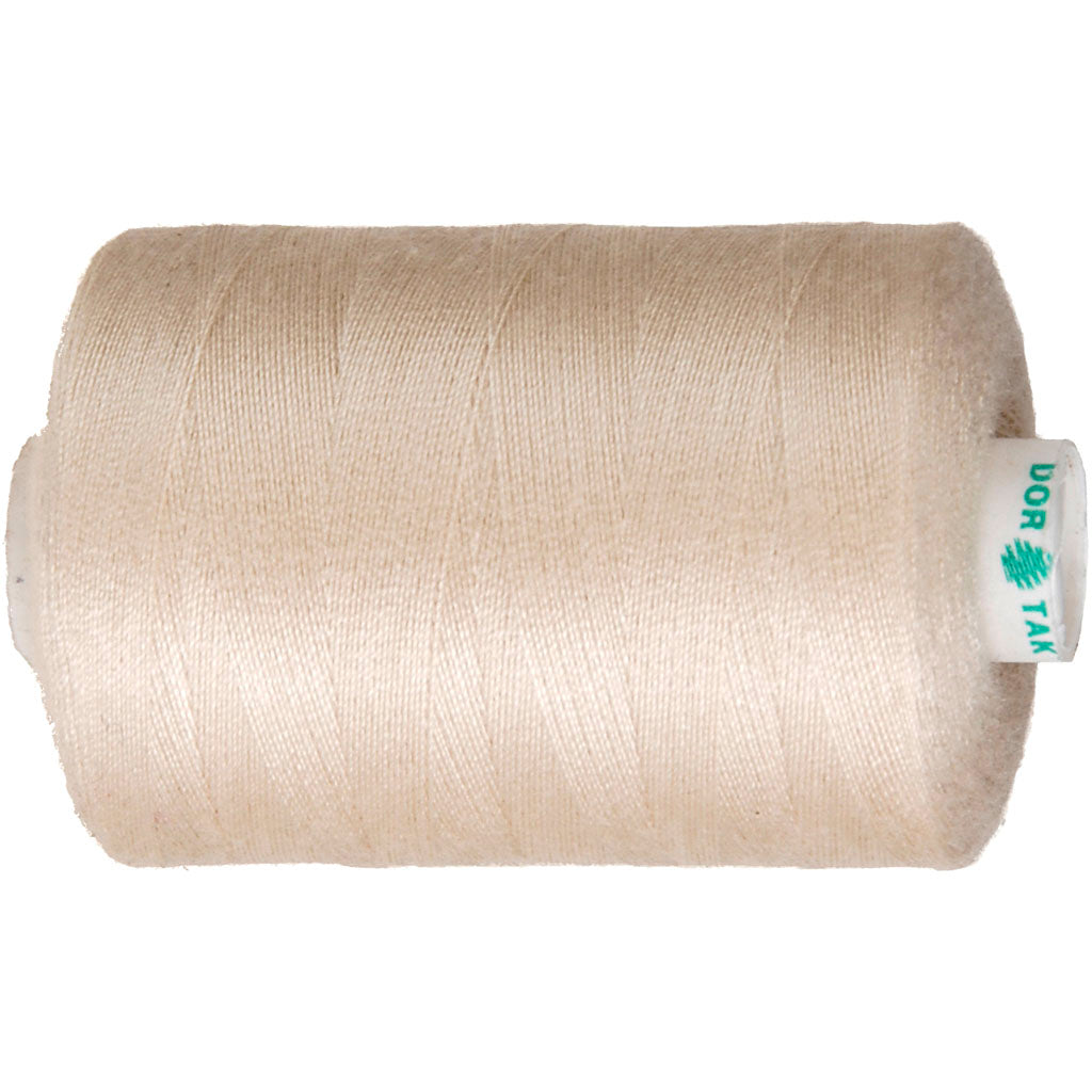 Sewing Thread, beige, 1000 m/ 1 roll