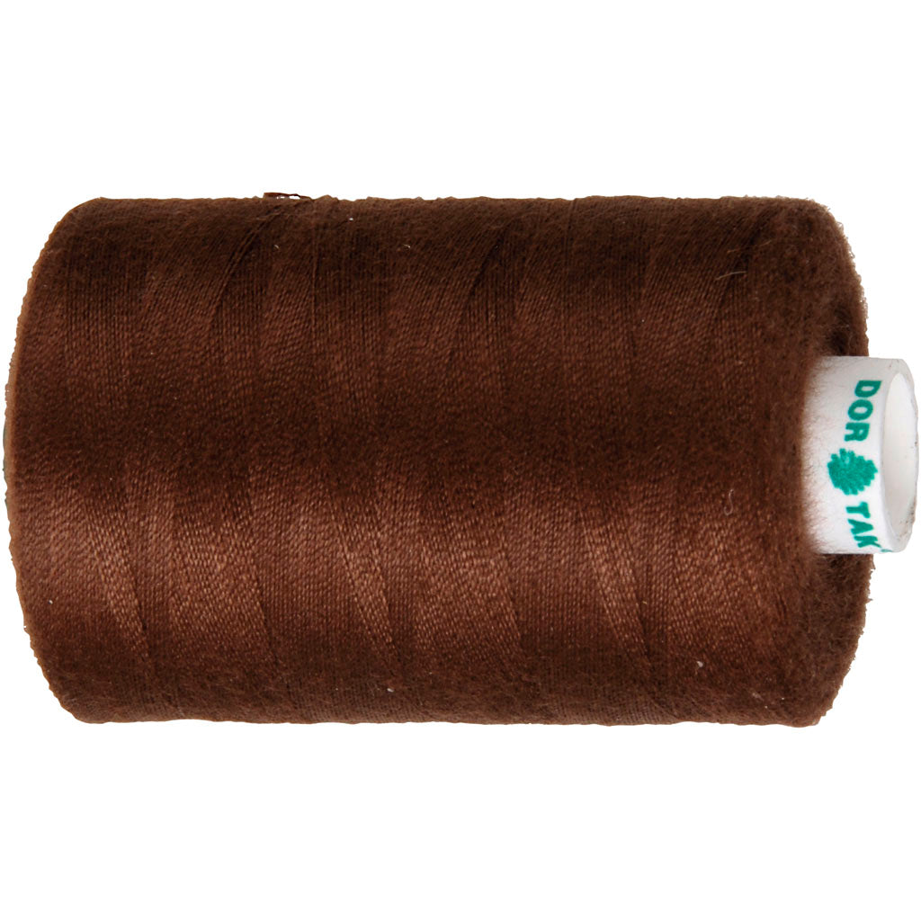 Sewing Thread, brown, 1000 m/ 1 roll