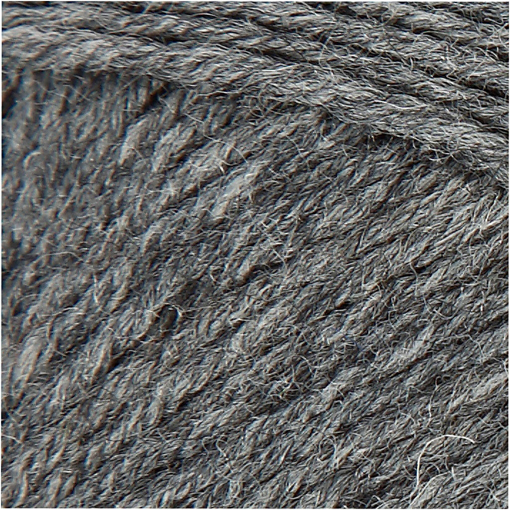 Sock Yarn, L: 200 M, dark grey, 50 g/ 1 ball [HOB-41314]