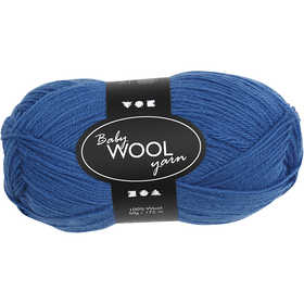 Baby Yarn, L: 172 M, blue, 50 g/ 1 ball [HOB-41333]