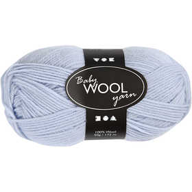 Baby Yarn, L: 172 M, light blue, 50 g/ 1 ball [HOB-41345]