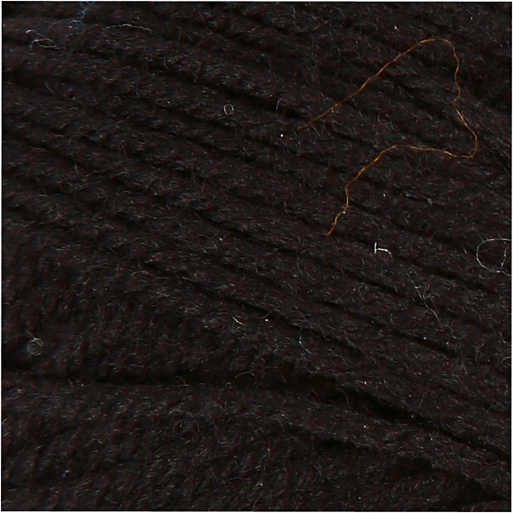 Baby Yarn, L: 172 M, black, 50 g/ 1 ball [HOB-41348]