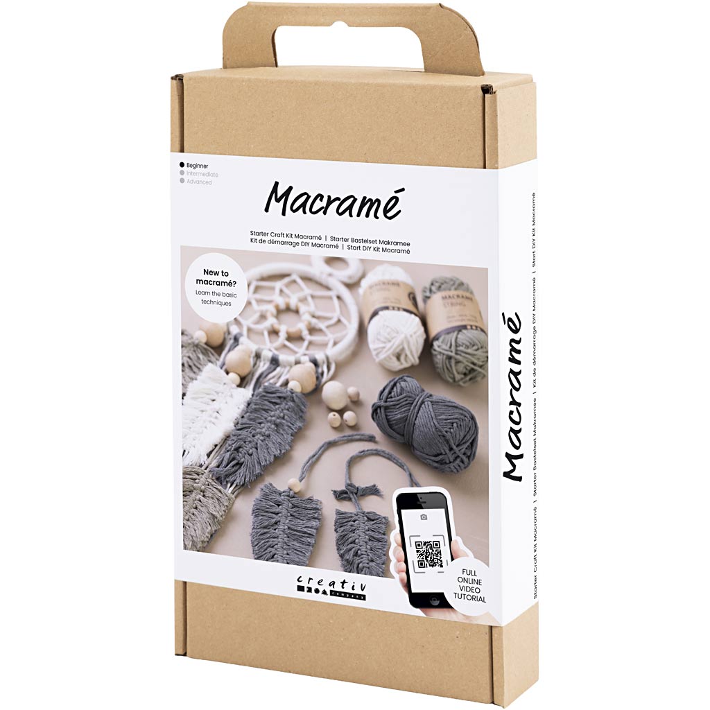 Starter Craft Kit Macramé, 1 pack [HOB-41477]