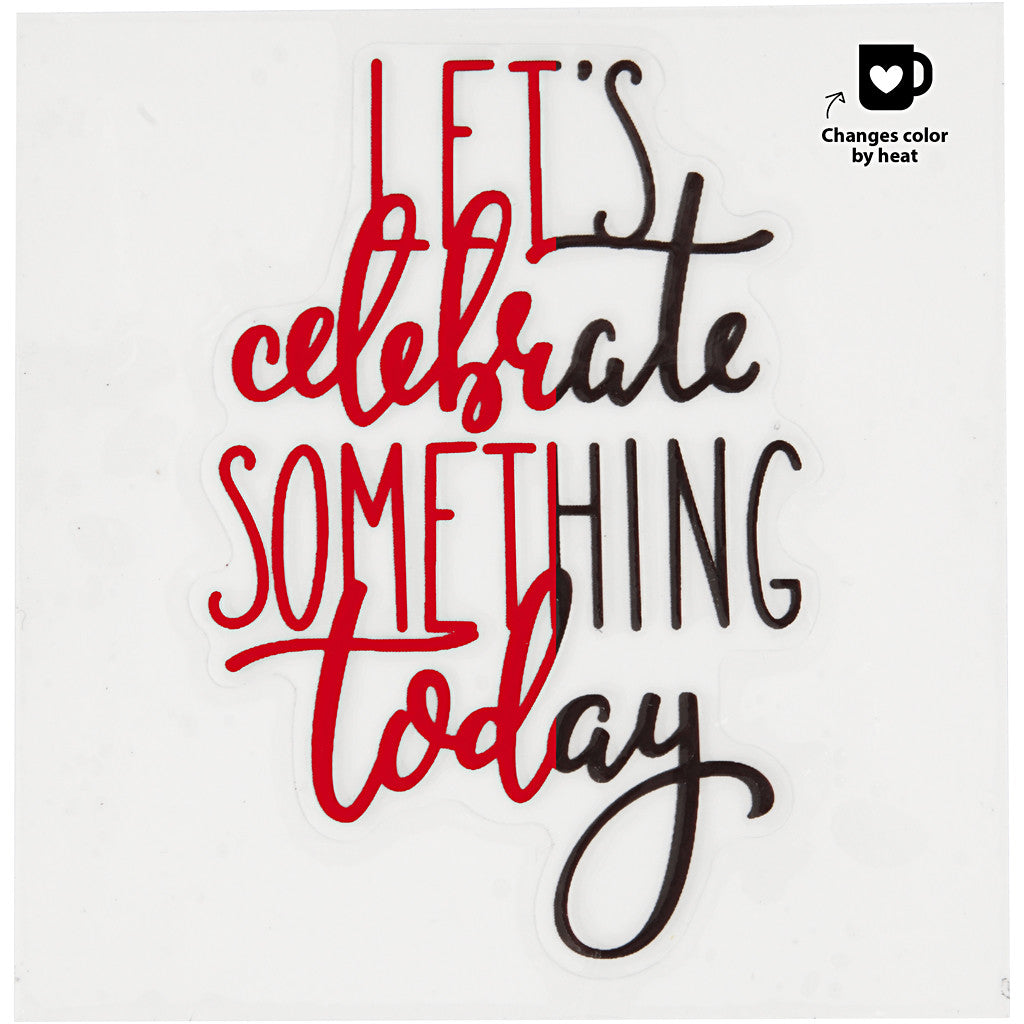 Glass & porcelain sticker, 1 pc [HOB-415851]