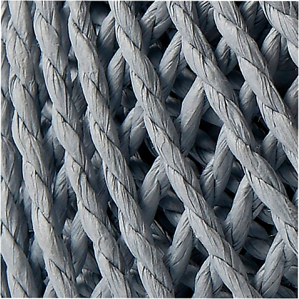 Paper Yarn, thickness 2,5-3 mm, light blue, 150 g, 40 m/ 1 ball [HOB-41729]