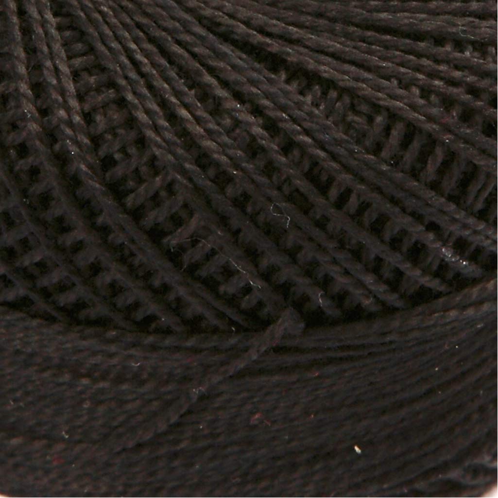 Mercerized Cotton Yarn, black, 20 g/ 1 ball [HOB-42127]