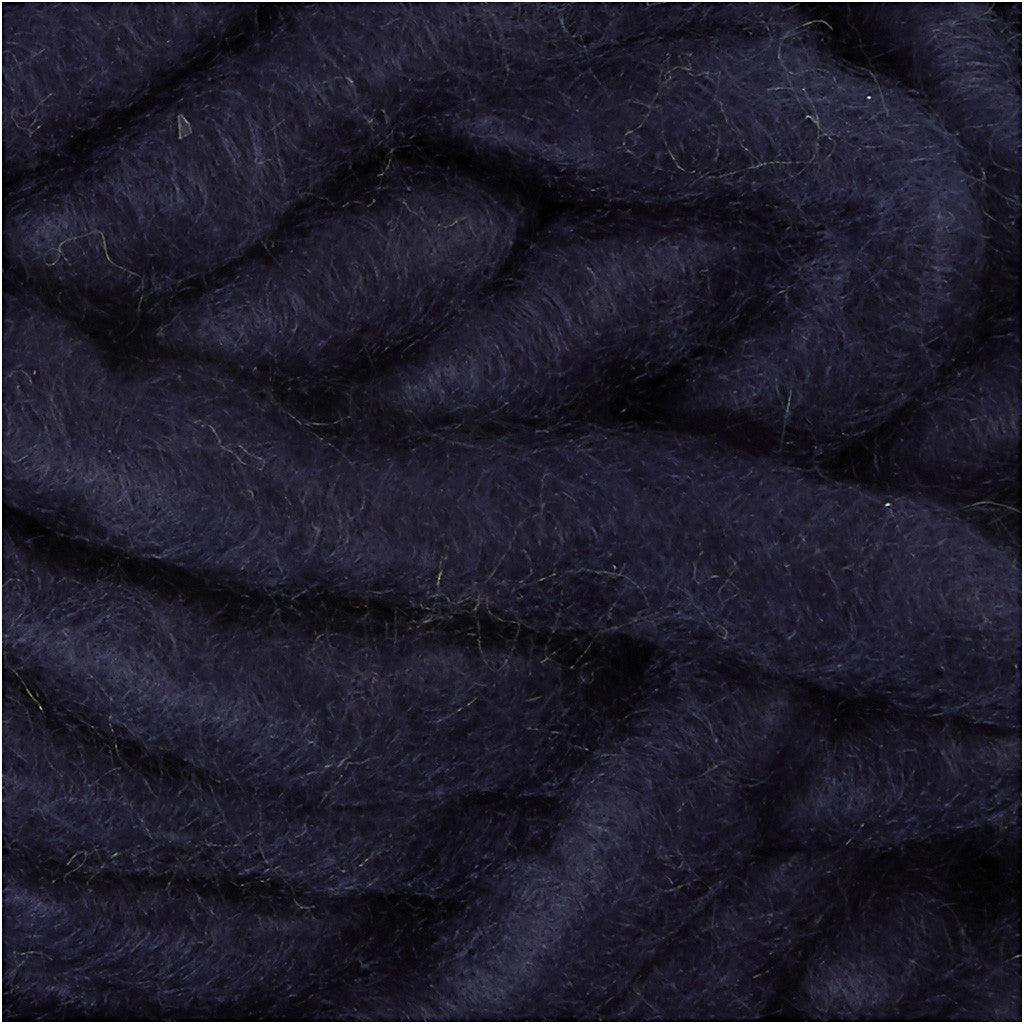 Chunky Yarn of Acrylic, L: 17 M, size manga, dark blue, 200 g/ 1 ball [HOB-42155]