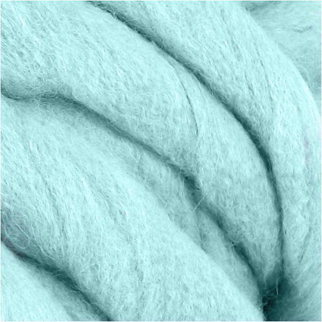 Chunky Yarn of Acrylic/Wool, L: 15 M, size mega, turquoise, 300 g/ 1 ball [HOB-42164]