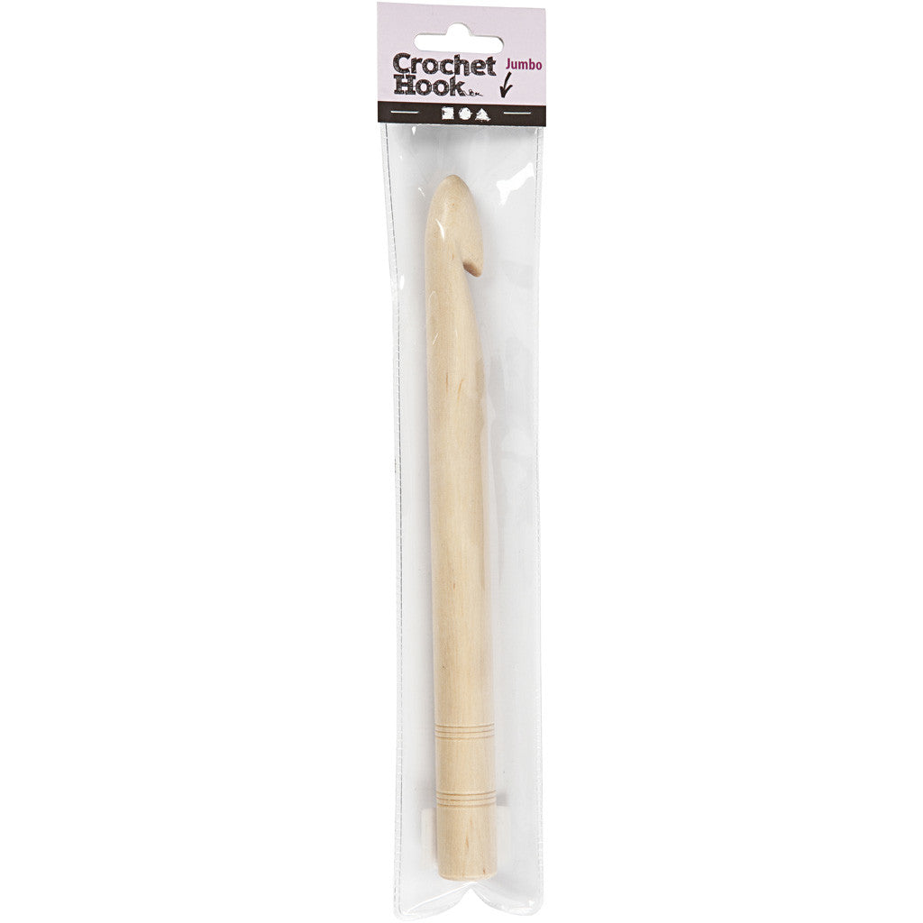Crochet Hook, no. 20, L: 23 cm, size 20 mm, 1 pc [HOB-42191]