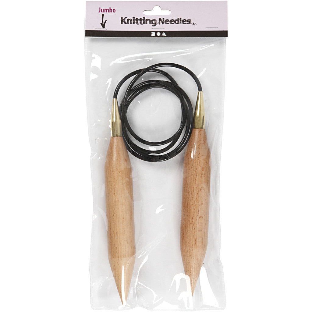 Circular Knitting Needle, L: 150 cm, size 30 mm, 1 pc [HOB-42197]
