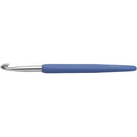 Crochet Hook, no. 6, L: 13,3 cm, size 6 mm, turquoise, 1 pc [HOB-42390]