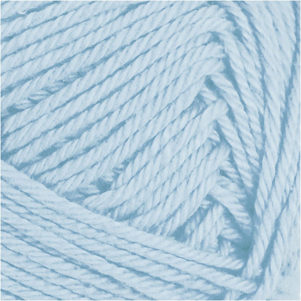 Cotton Yarn, no. 8/4, L: 170 M, needle 3-3,5, dusty blue, 50 g/ 1 ball [HOB-431180]