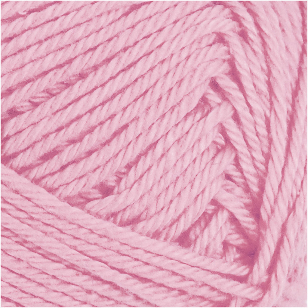 Cotton Yarn, no. 8/4, L: 170 M, needle 3-3,5, light red, 50 g/ 1 ball [HOB-431220]