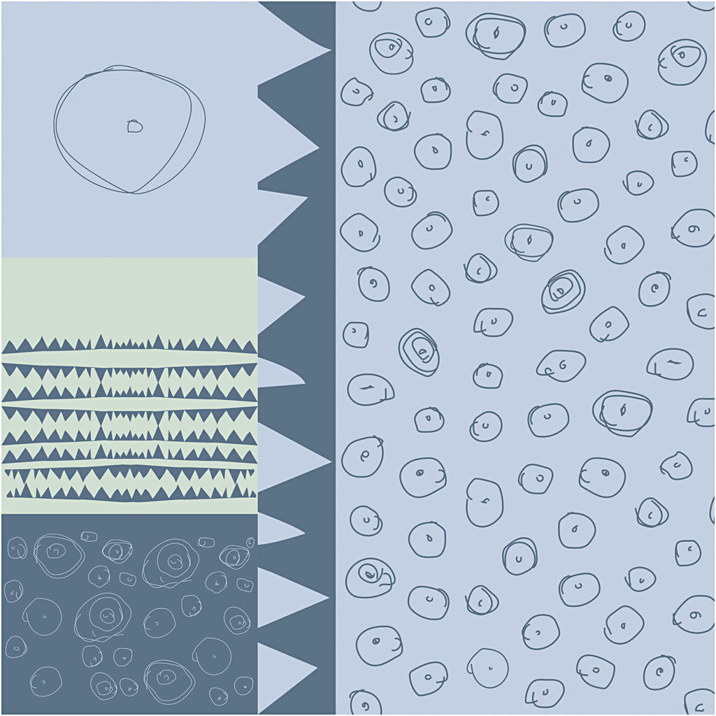 Fabric, W: 145 cm, 140 g, blue, 1 rm [HOB-443090]