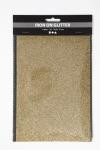 Iron On Foil, A5, sheet 148x210 mm, glitter, gold, 1 sheet [HOB-44325]