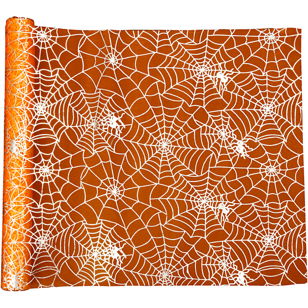 Table Runner, L: 3,5 M, W: 29 cm, orange, 1 roll