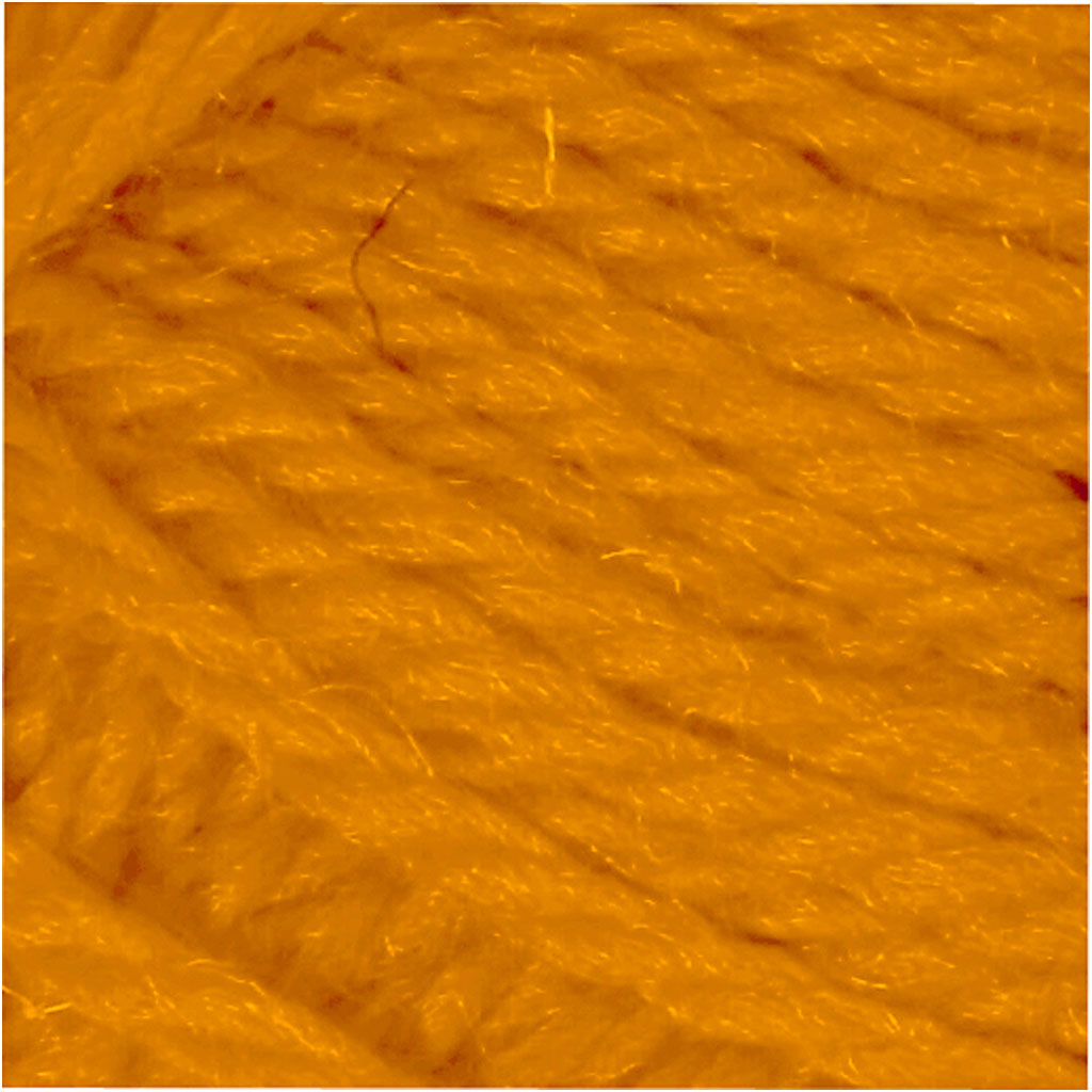 Melbourne Wool Yarn, L: 92 M, ochre, 50 g/ 1 ball [HOB-44706]