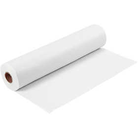 Craft felt, W: 45 cm, thickness 1,5-2 mm, 180-200 g, white, 5 m/ 1 roll [HOB-45002]