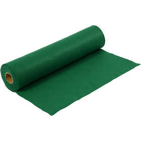 Craft felt, W: 45 cm, thickness 1,5-2 mm, 180-200 g, green, 5 m/ 1 roll [HOB-45026]